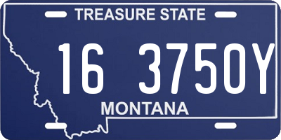 MT license plate 163750Y