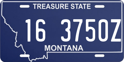 MT license plate 163750Z
