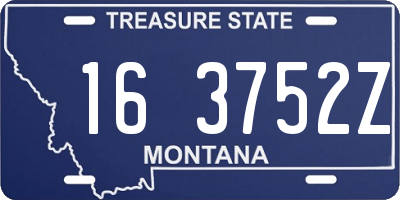 MT license plate 163752Z