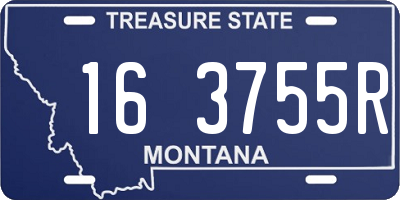 MT license plate 163755R