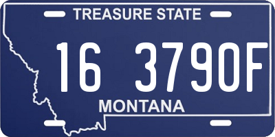 MT license plate 163790F