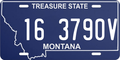MT license plate 163790V