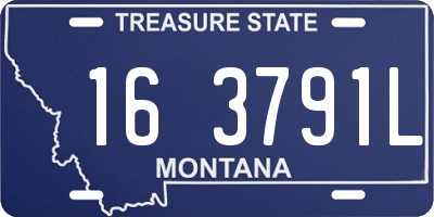 MT license plate 163791L