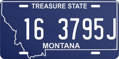 MT license plate 163795J