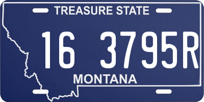 MT license plate 163795R