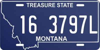 MT license plate 163797L