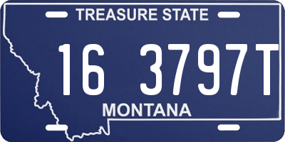 MT license plate 163797T