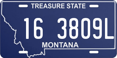 MT license plate 163809L