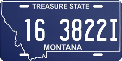 MT license plate 163822I
