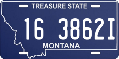 MT license plate 163862I