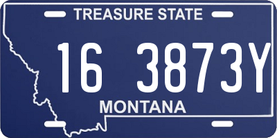 MT license plate 163873Y