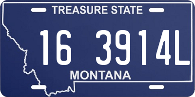 MT license plate 163914L