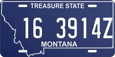 MT license plate 163914Z
