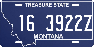 MT license plate 163922Z