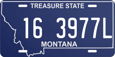MT license plate 163977L