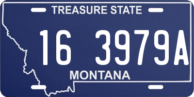 MT license plate 163979A