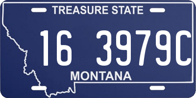 MT license plate 163979C