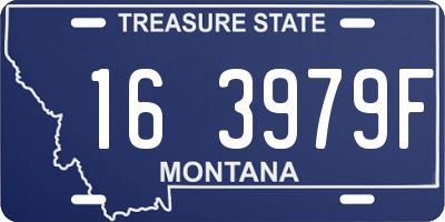 MT license plate 163979F