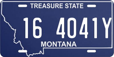 MT license plate 164041Y