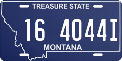 MT license plate 164044I