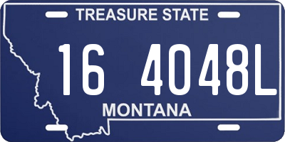 MT license plate 164048L