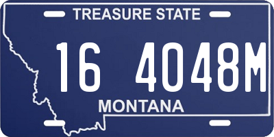 MT license plate 164048M