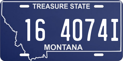 MT license plate 164074I