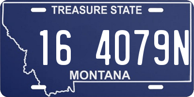 MT license plate 164079N