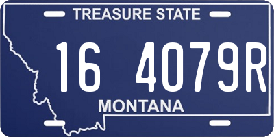 MT license plate 164079R
