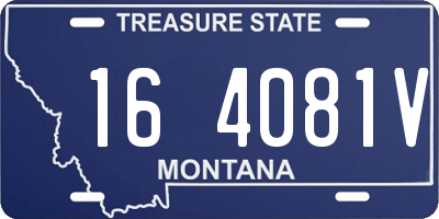 MT license plate 164081V