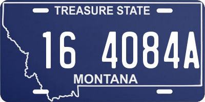 MT license plate 164084A