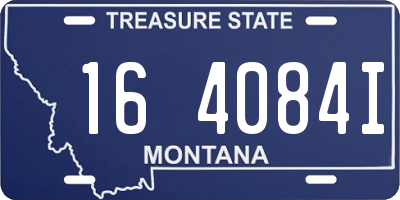 MT license plate 164084I