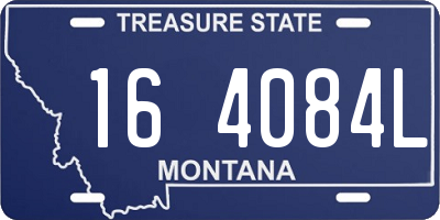 MT license plate 164084L