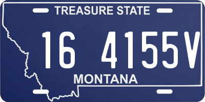 MT license plate 164155V