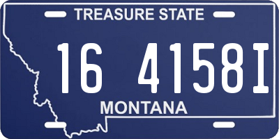 MT license plate 164158I