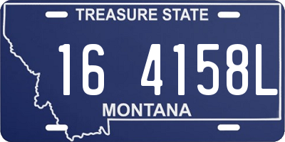MT license plate 164158L