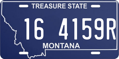 MT license plate 164159R