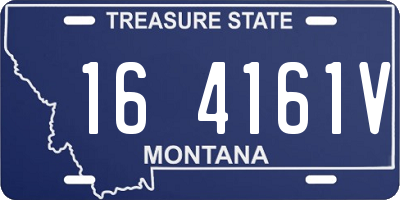 MT license plate 164161V