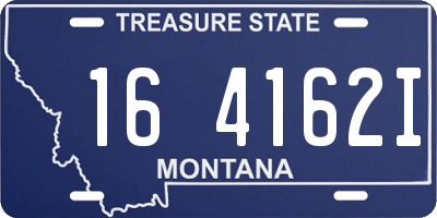 MT license plate 164162I