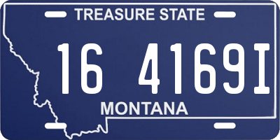 MT license plate 164169I