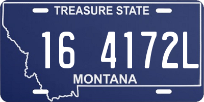 MT license plate 164172L