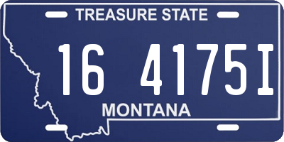 MT license plate 164175I