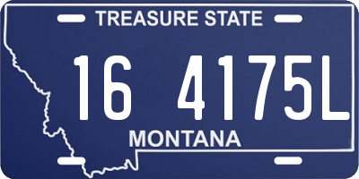 MT license plate 164175L
