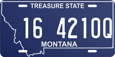 MT license plate 164210Q