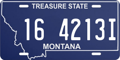 MT license plate 164213I
