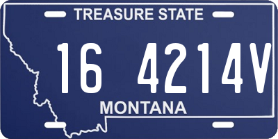 MT license plate 164214V