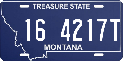 MT license plate 164217T