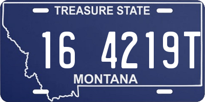 MT license plate 164219T