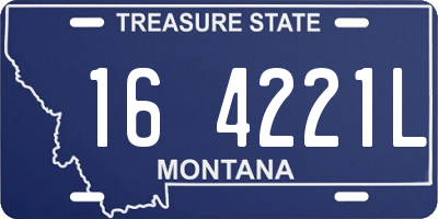 MT license plate 164221L