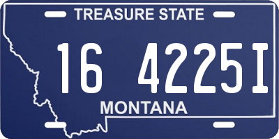 MT license plate 164225I